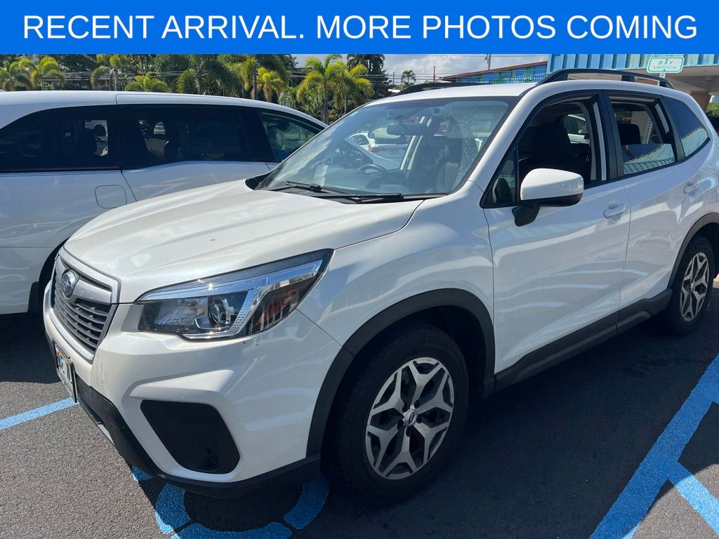 Crystal White Pearl 2020 Subaru Forester SUV / Crossover All-Wheel Drive Continuously Variable Transmission