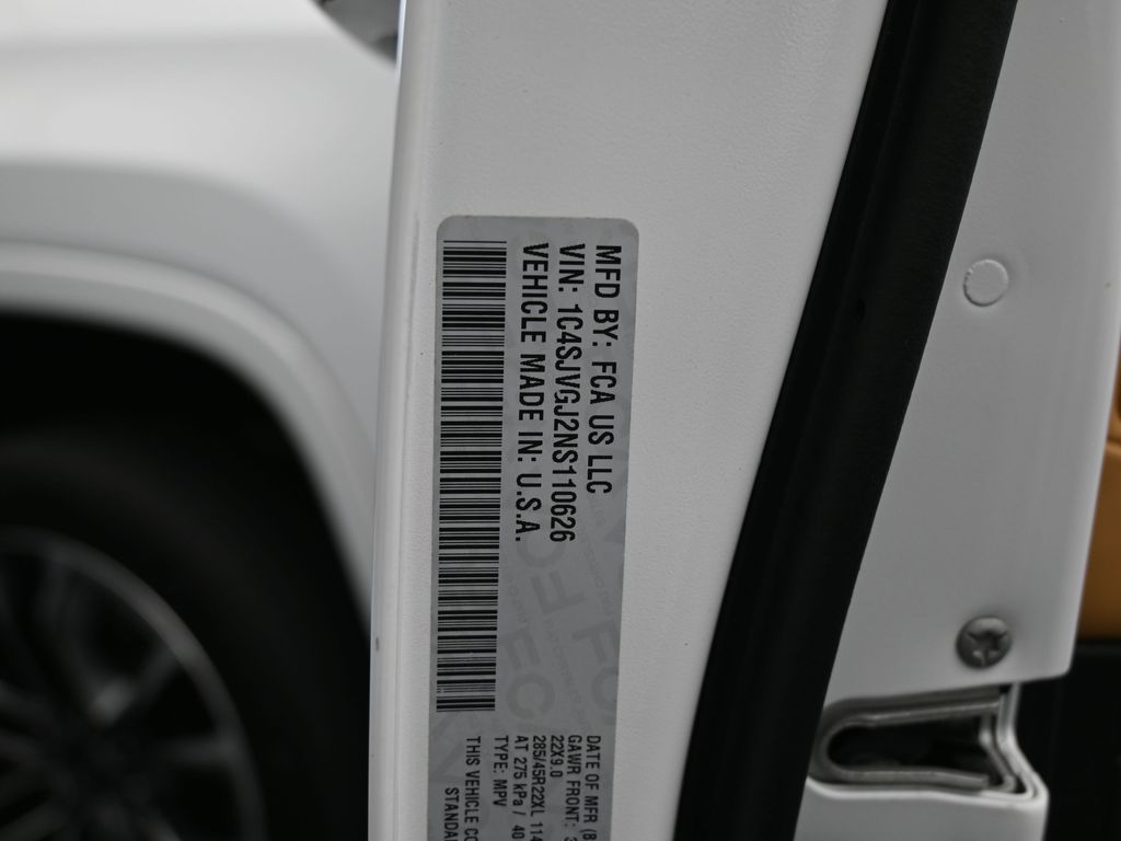 Used 2022 Bright White Clearcoat Jeep Series III image 23