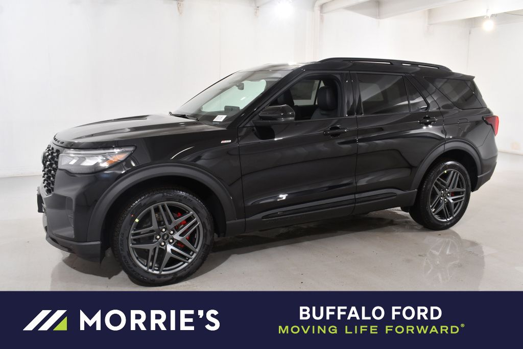 Black Metallic 2026 Ford Explorer ST-Line AWD SUV / Crossover All-Wheel Drive Automatic