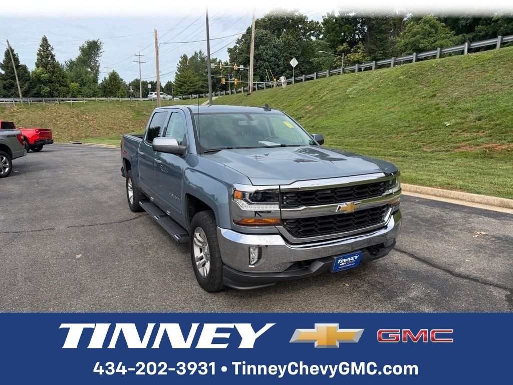 Slate Gray Metallic 2016 Chevrolet Silverado 1500 Pickup Truck Four-Wheel Drive 6-Speed Automatic Overdrive