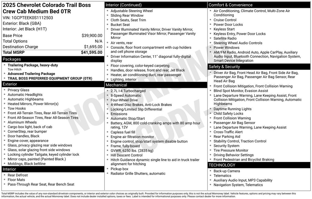 Used 2025 Chevrolet Colorado Truck