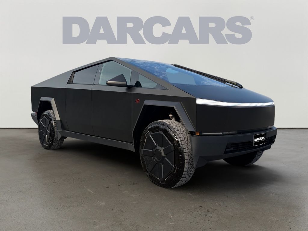 Gray (Stainless Steel) 2024 Tesla Cybertruck Pickup Truck All-Wheel Drive 1-Speed Automatic