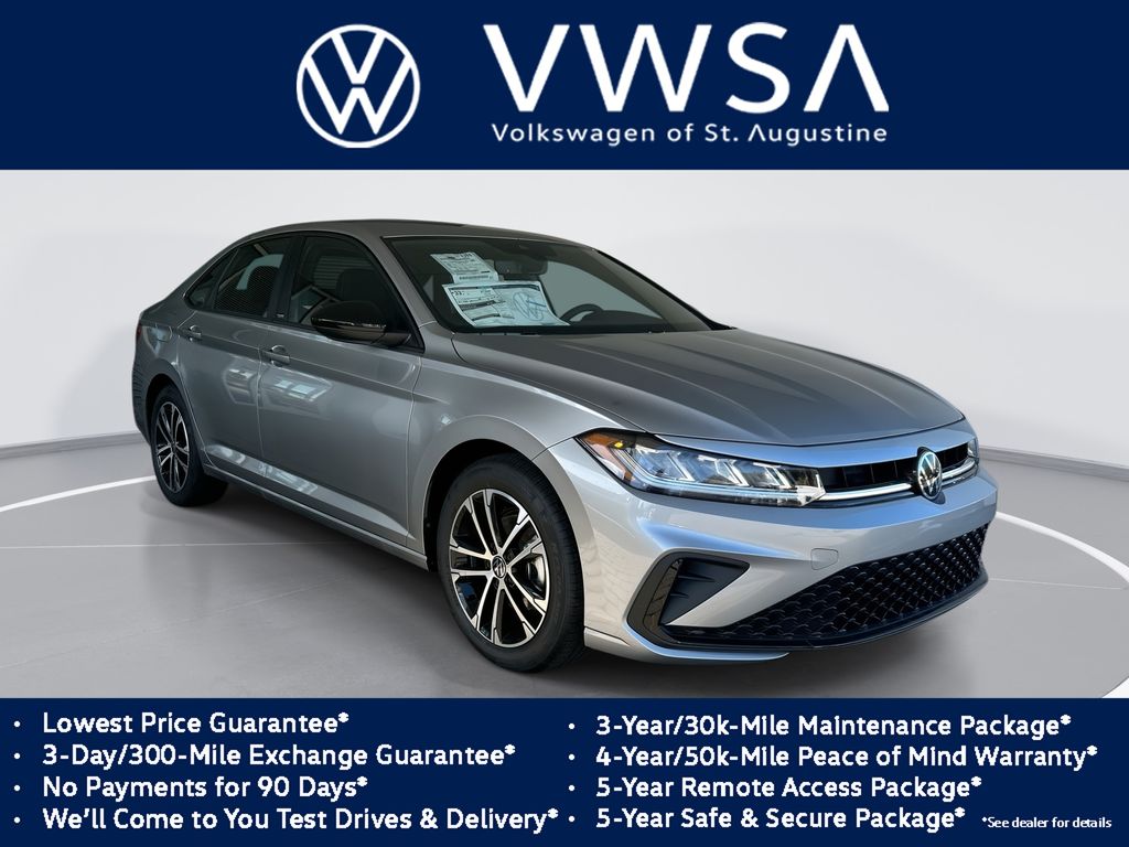 Pyrite Silver Metallic 2026 Volkswagen Jetta Sedan Front-Wheel Drive 8-Speed Automatic