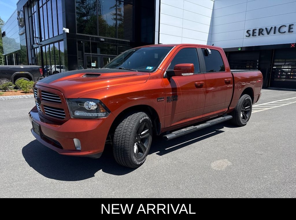 Copperhead Pearlcoat 2017 RAM 1500 Sport Crew Cab 4WD Pickup Truck Four-Wheel Drive 8-Speed Automatic