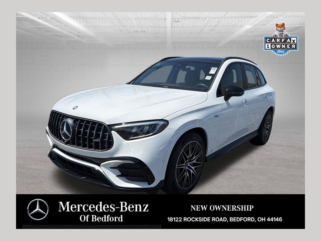 Polar White 2026 Mercedes-Benz GLC SUV / Crossover All-Wheel Drive 9-Speed Automatic