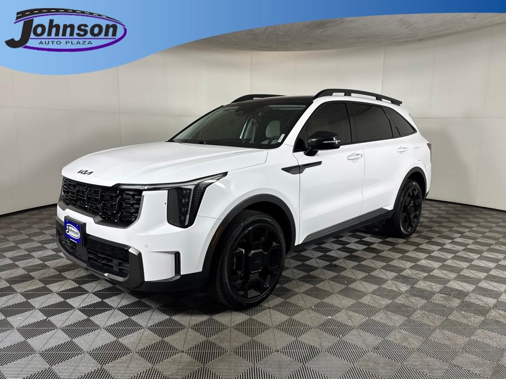 Glacial White Pearl 2025 Kia Sorento SUV / Crossover All-Wheel Drive 8-Speed Dual Clutch