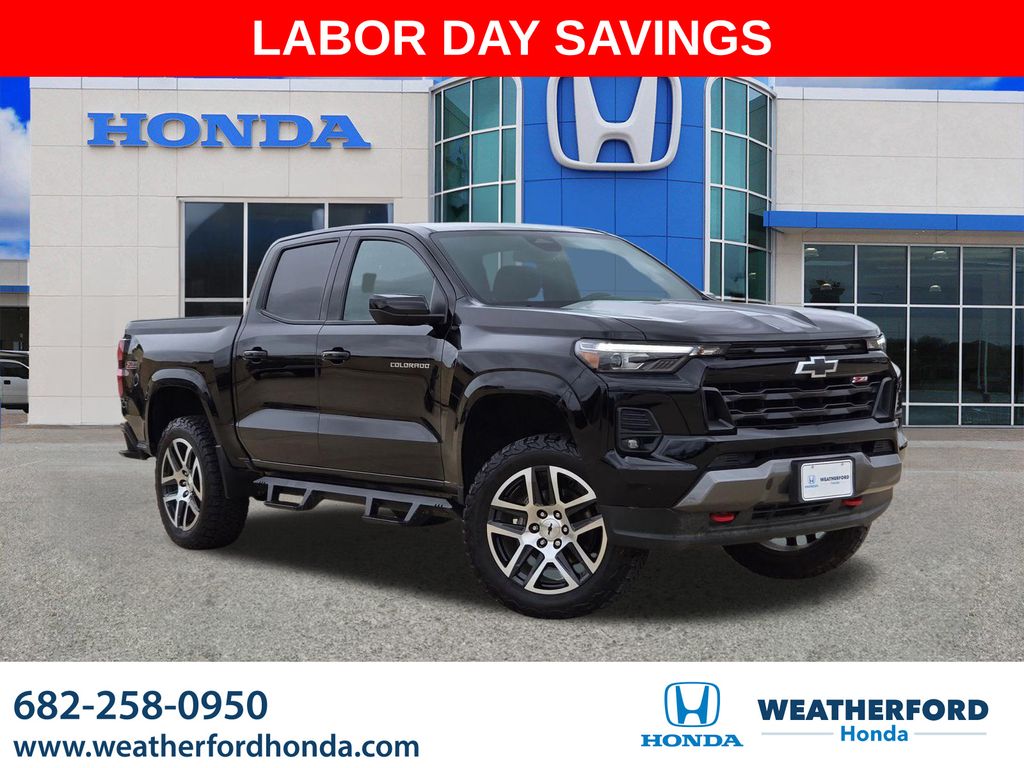 Black 2023 Chevrolet Colorado Pickup Truck Four-Wheel Drive 8-Speed Automatic