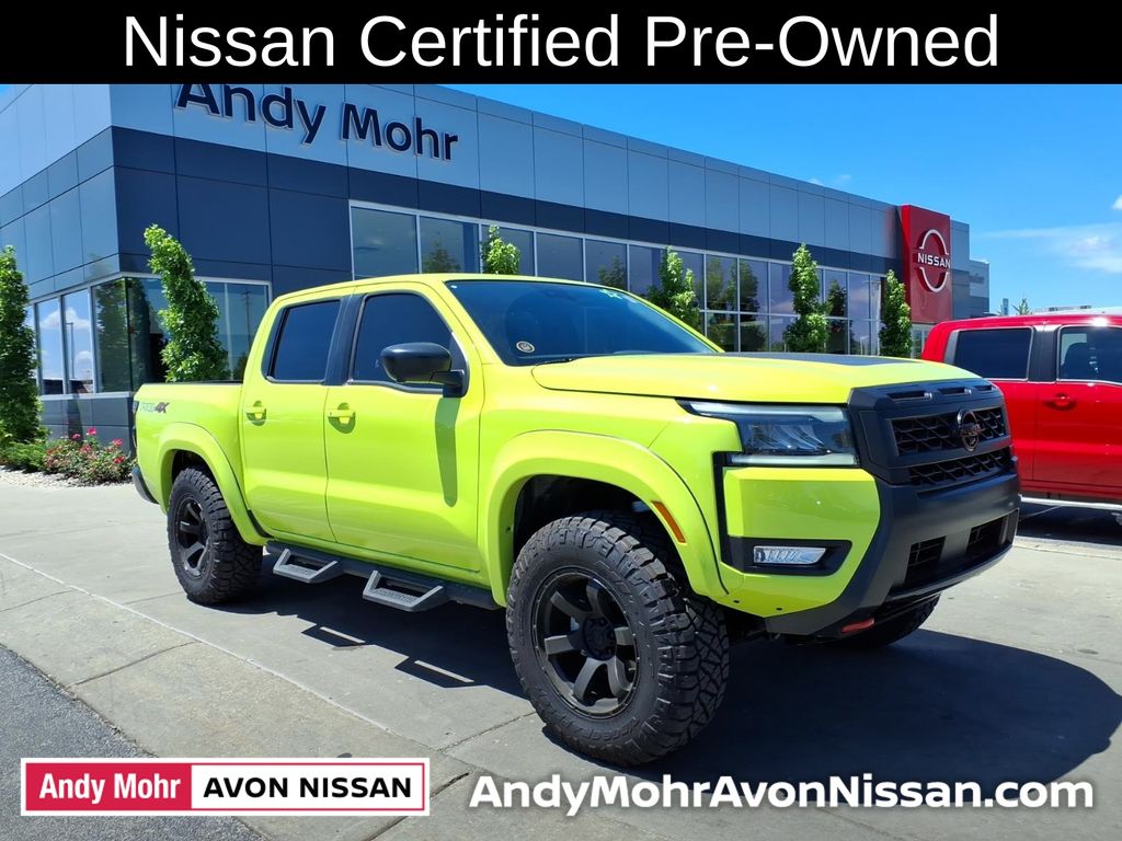 Citrus Strike 2026 Nissan Frontier Pickup Truck Four-Wheel Drive 9-Speed Automatic Overdrive