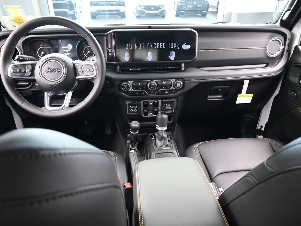 New 2025 Bright White Clearcoat Jeep Sahara image 30