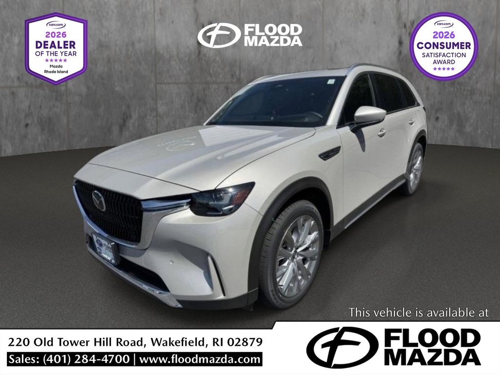 Gray (Platinum Quartz) 2025 Mazda CX-90 3.3 Turbo Premium Plus AWD SUV / Crossover All-Wheel Drive 8-Speed Automatic