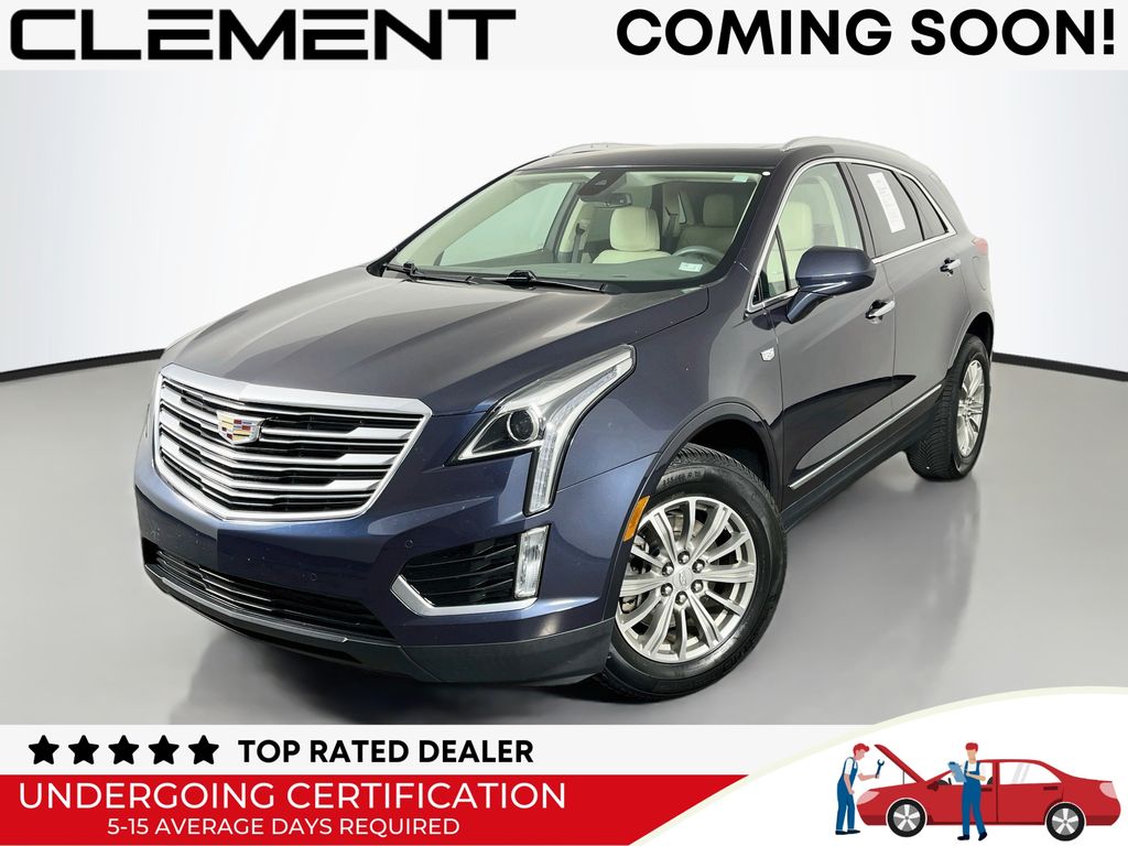 Harbor Blue Metallic 2018 Cadillac XT5 SUV / Crossover Front-Wheel Drive 8-Speed Automatic