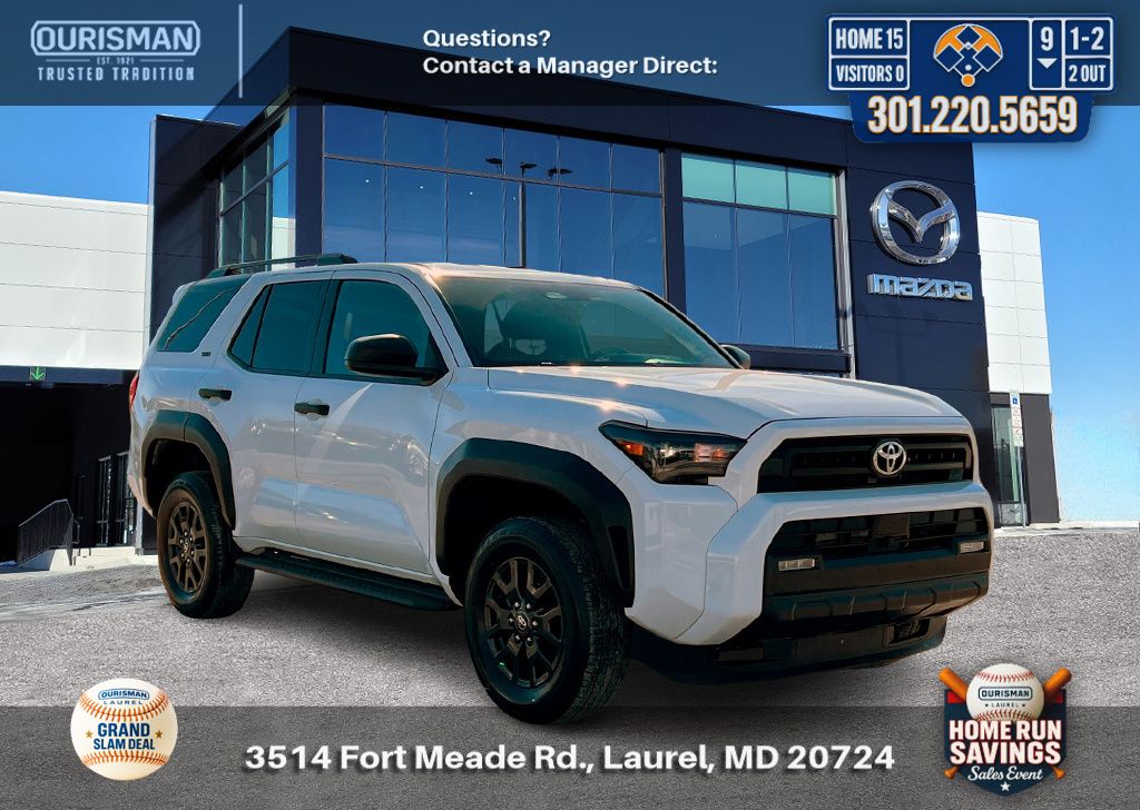 Ice 2025 Toyota 4Runner SR5 4WD SUV / Crossover Four-Wheel Drive 8-Speed Automatic