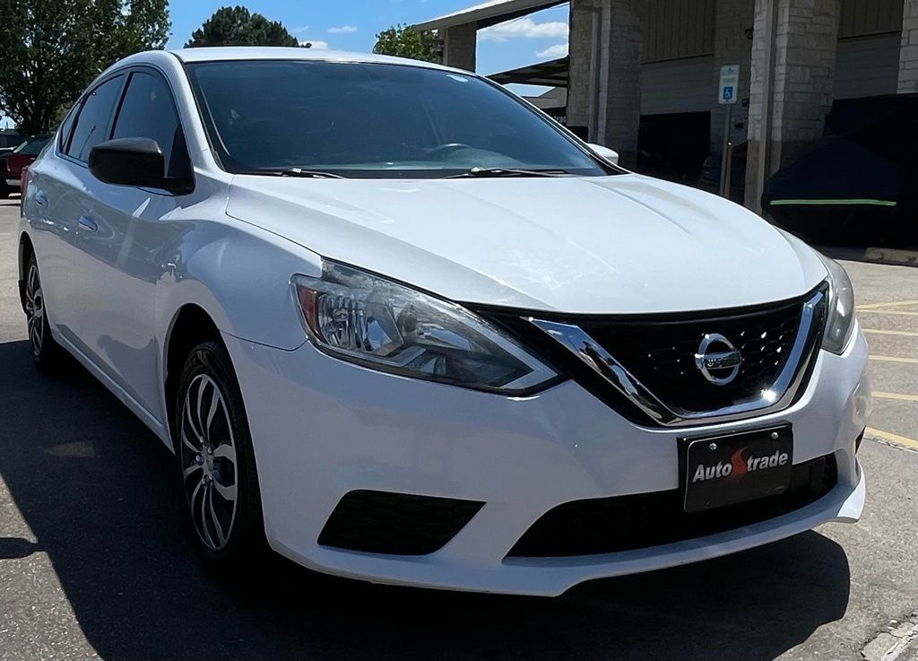 2019 Nissan Sentra S White at Bravo Nissan