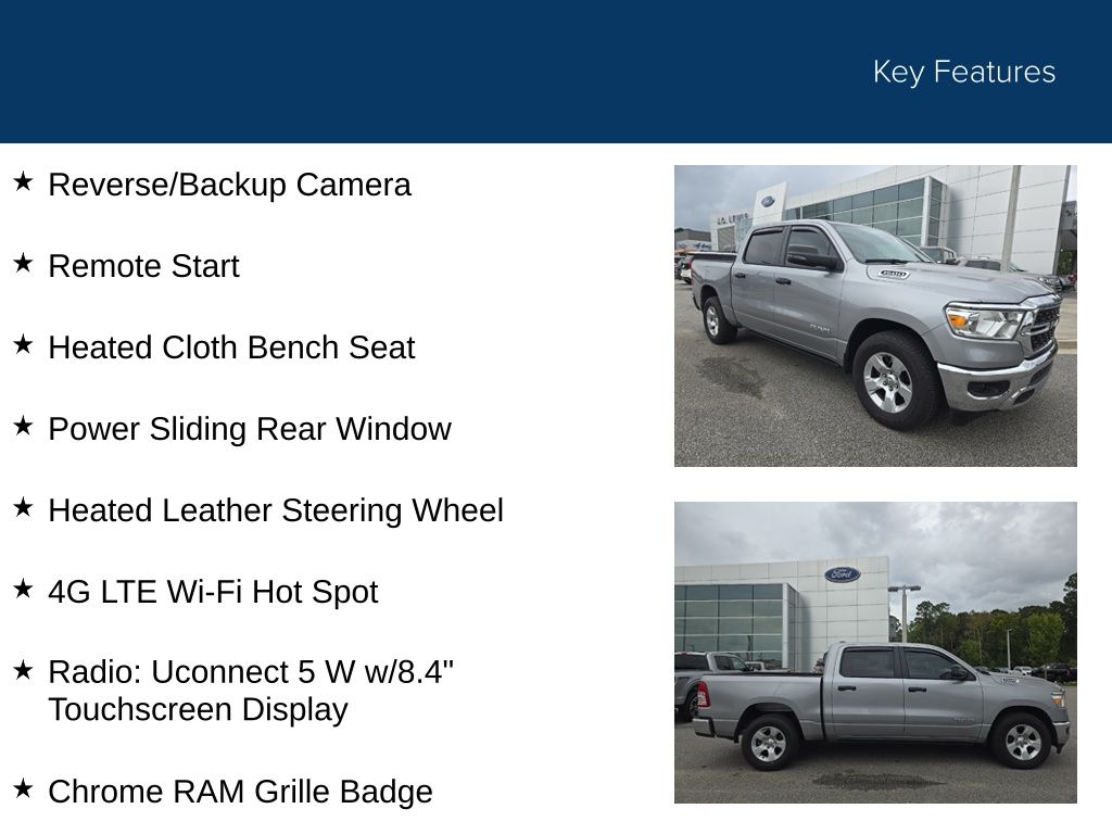 2023 Ram 1500 Big Horn Crew Cab 4x2 5'7" Box
