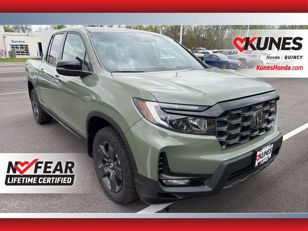 Ash Green Metallic 2026 Honda Ridgeline Pickup Truck All-Wheel Drive 9-Speed Automatic