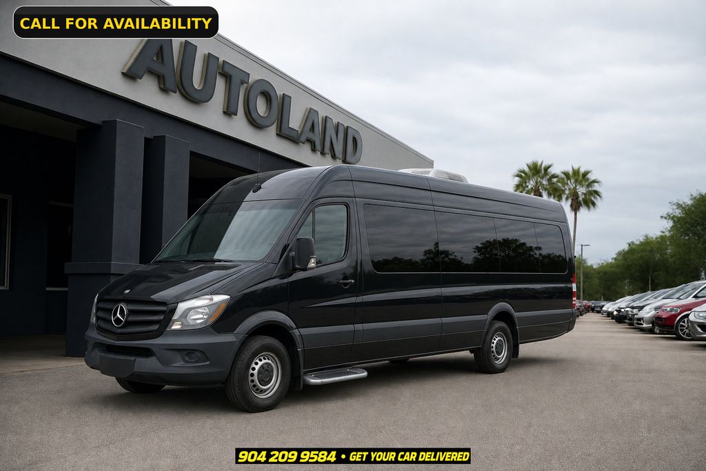 Black 2017 Mercedes-Benz Sprinter Cargo Van 4X2 5-Speed Automatic