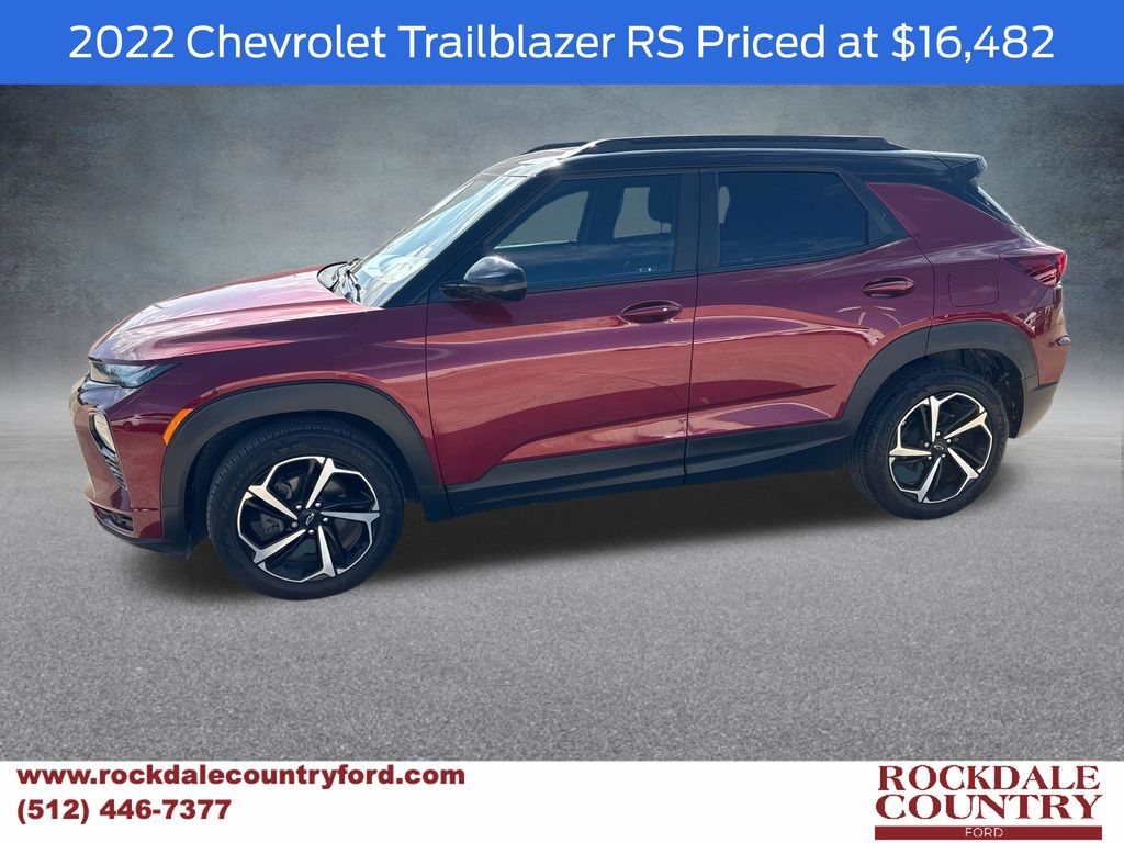 Red (Crimson Metallic) 2022 Chevrolet Trailblazer SUV / Crossover Front-Wheel Drive Continuously Variable Transmission