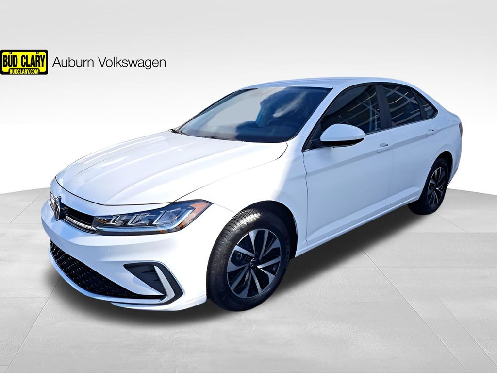 Pure White 2026 Volkswagen Jetta S FWD Sedan Front-Wheel Drive 8-Speed Automatic