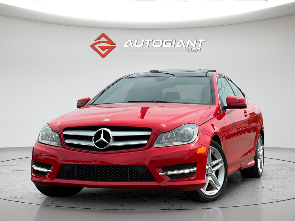 Red 2013 Mercedes-Benz C-Class C 350 Coupe Coupe Rear-Wheel Drive 7-Speed Automatic