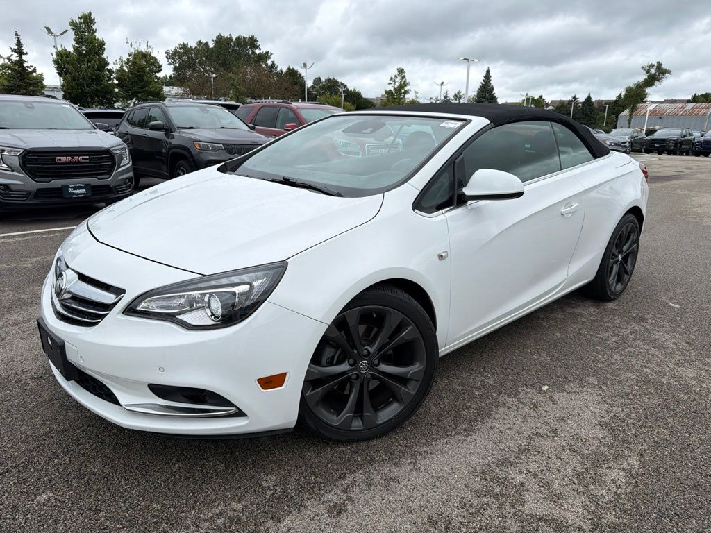 Summit White 2018 Buick Cascada Convertible Front-Wheel Drive 6-Speed Automatic Overdrive