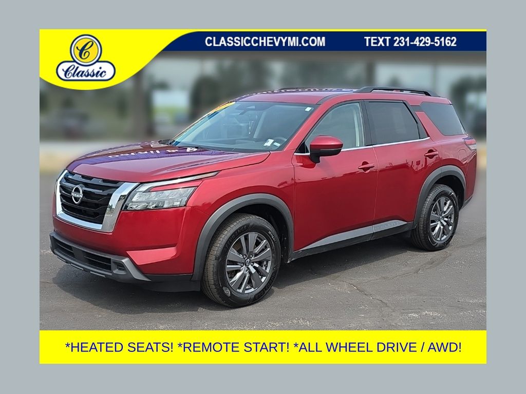 Red (Scarlet Ember) 2024 Nissan Pathfinder SUV / Crossover All-Wheel Drive 9-Speed Automatic