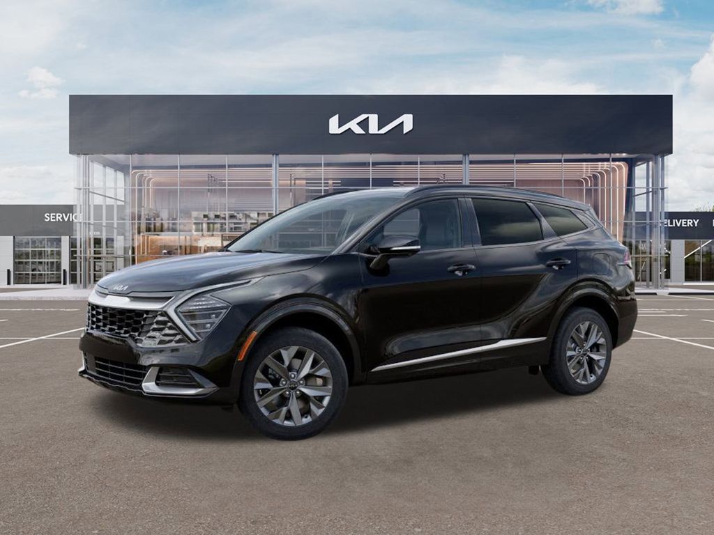 New 2025 Fusion Black Kia SX-PRESTIGE AWD image 3