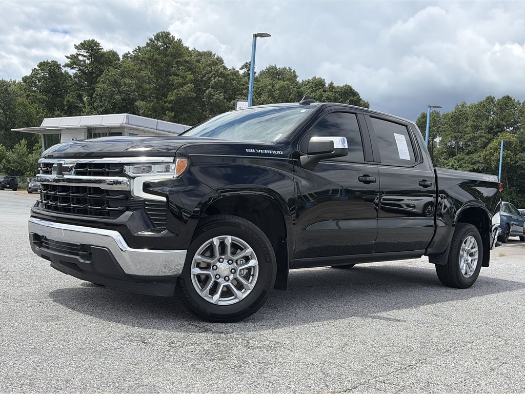 Black 2023 Chevrolet Silverado 1500 Pickup Truck Four-Wheel Drive 8-Speed Automatic