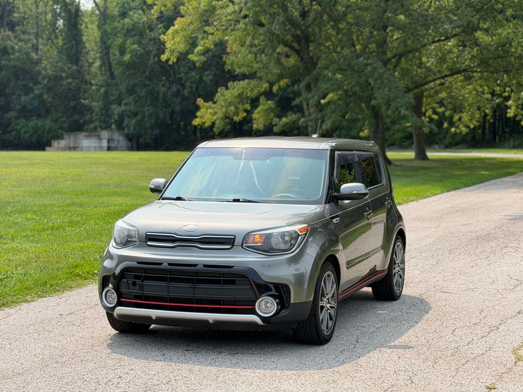 Titanium Gray 2018 Kia Soul Wagon Front-Wheel Drive 7-Speed Automatic