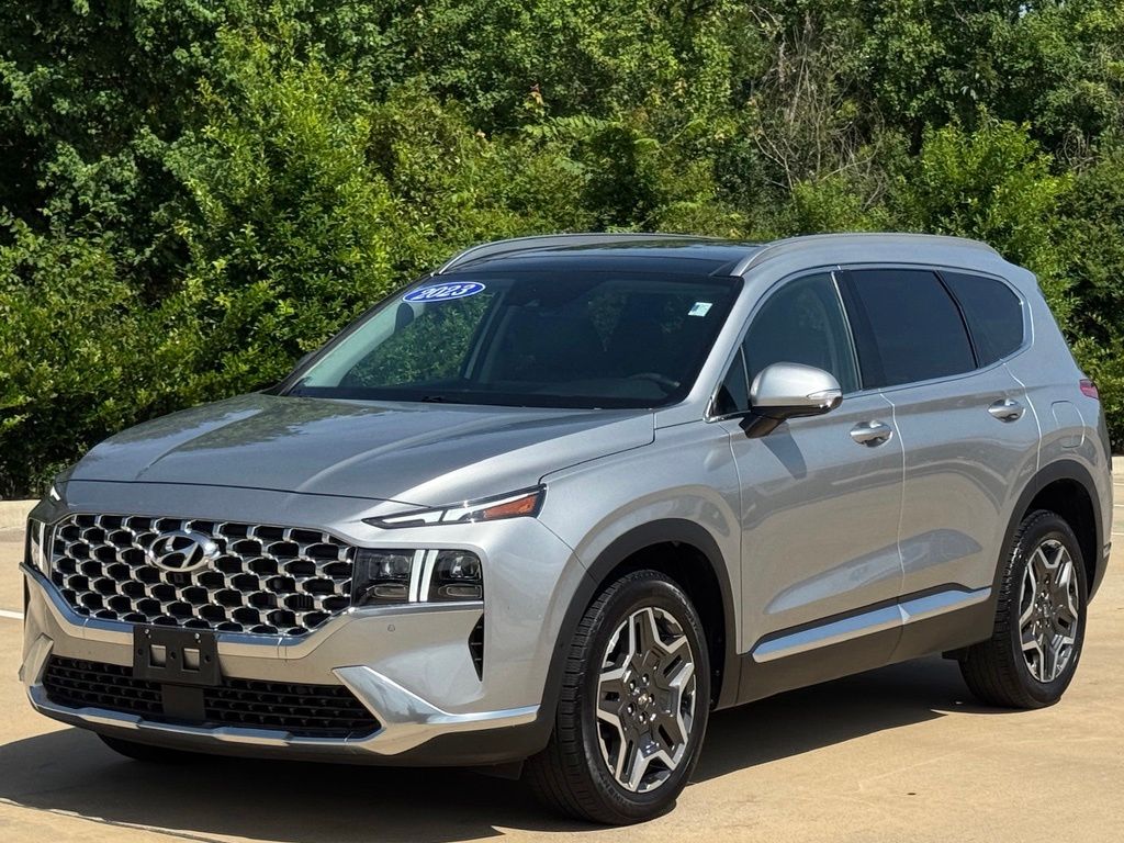 2023 Hyundai Santa Fe Limited Silver at Community Toyota