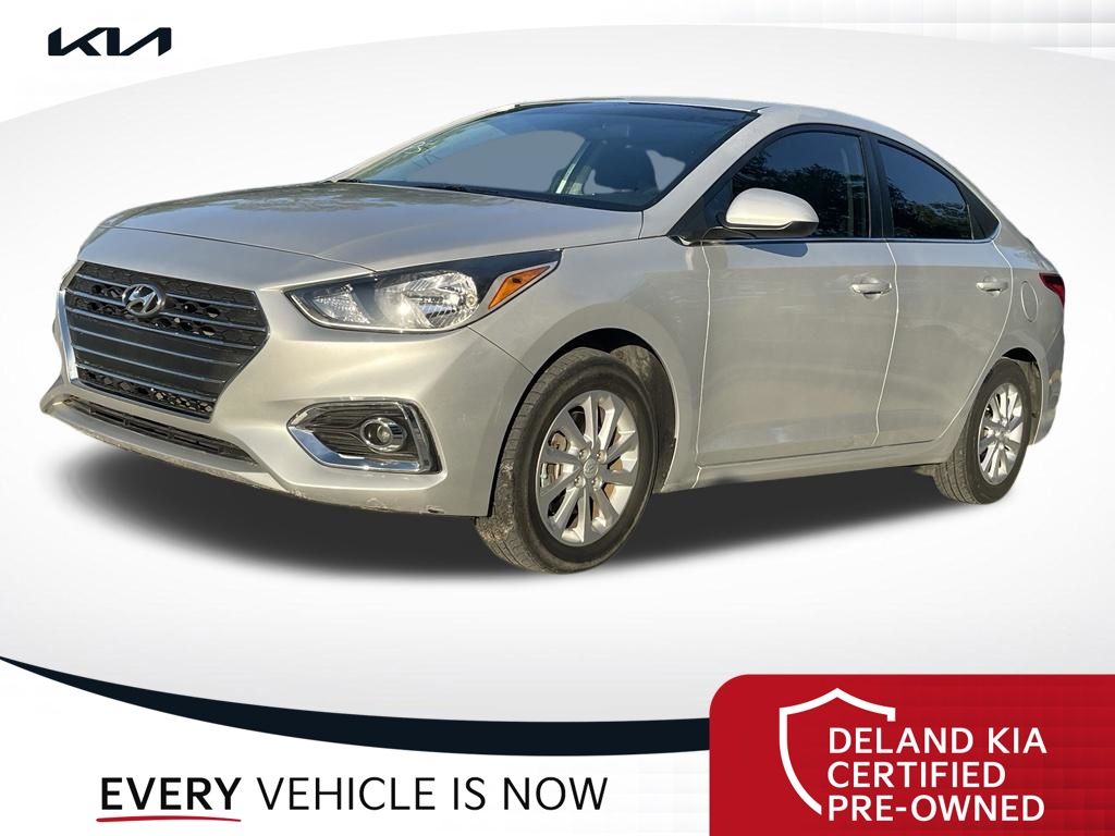 Olympus Silver 2021 Hyundai Accent Sedan Front-Wheel Drive Continuously Variable Transmission