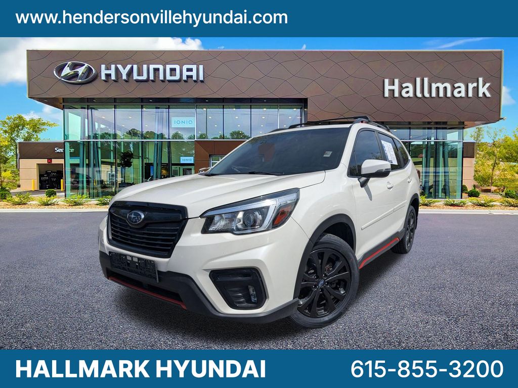 Crystal White Pearl 2019 Subaru Forester 2.5i Sport AWD SUV / Crossover All-Wheel Drive Continuously Variable Transmission