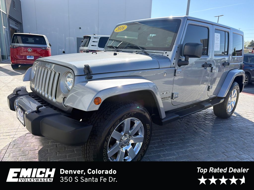 Billet Silver Metallic 2016 Jeep Wrangler SUV / Crossover Four-Wheel Drive 5-Speed Automatic