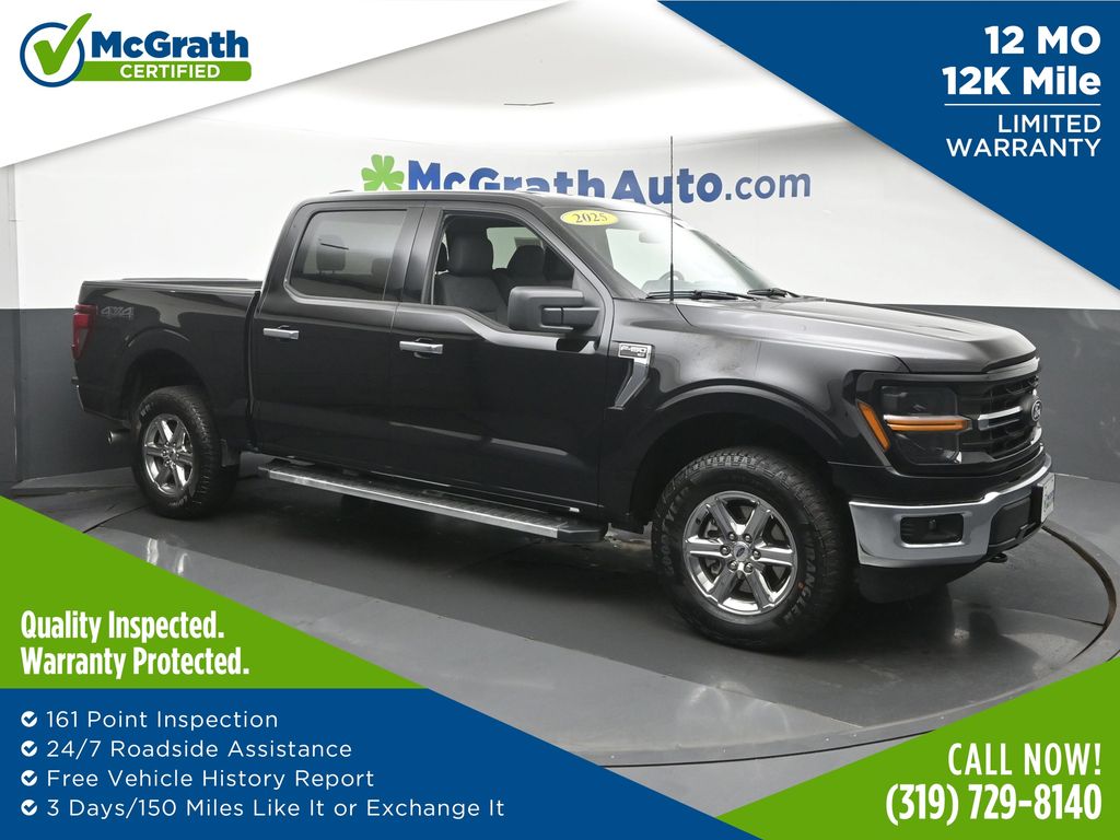 Black Metallic 2025 Ford F-150 Pickup Truck Four-Wheel Drive Automatic
