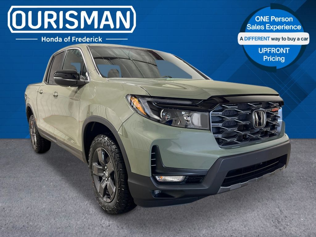 Ash Green Metallic 2026 Honda Ridgeline Pickup Truck All-Wheel Drive 9-Speed Automatic