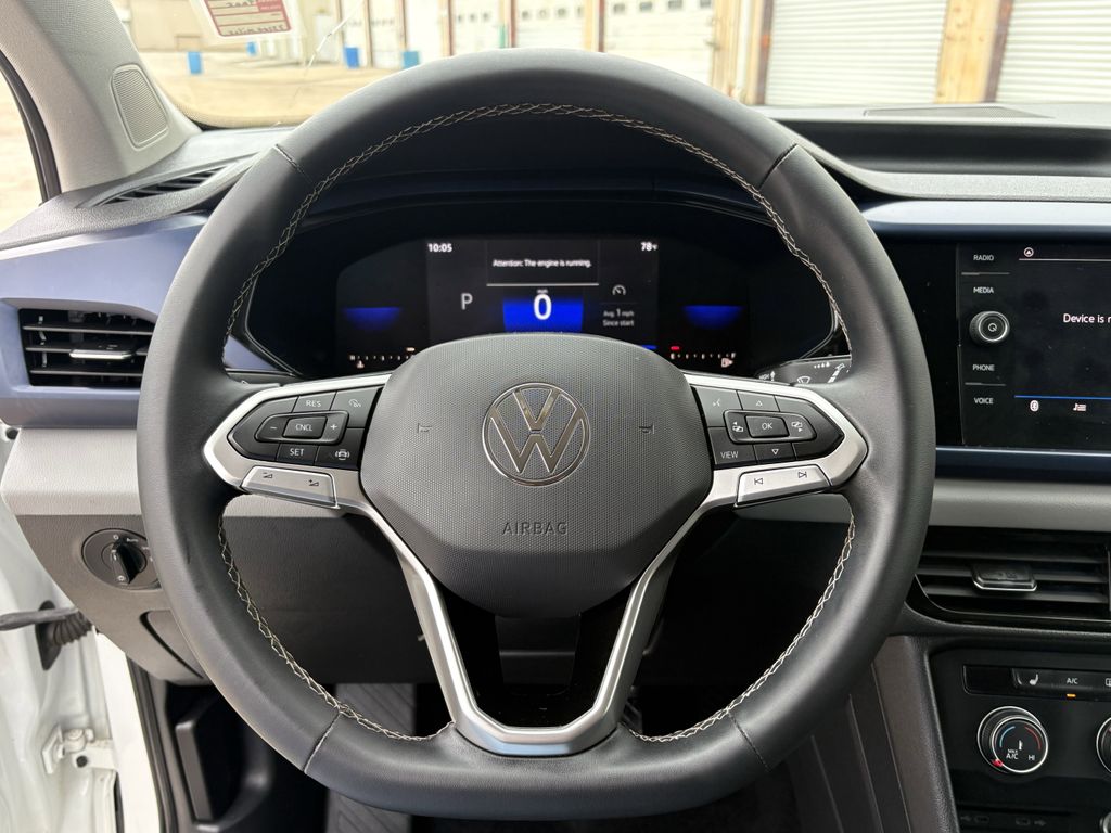 2022 Volkswagen Taos 1.5T SE White at DeMontrond Auto Country