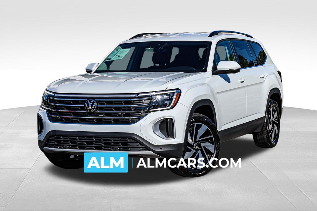 Silver 2025 Volkswagen Atlas SE FWD with Technology SUV / Crossover Front-Wheel Drive 8-Speed Automatic