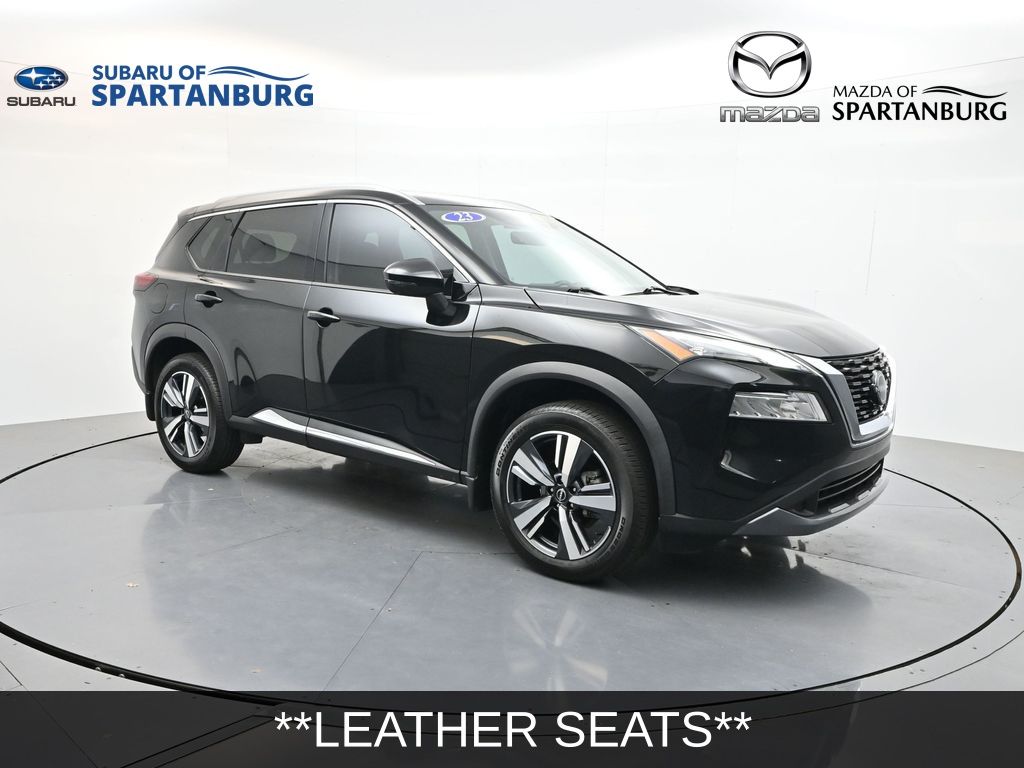 Super Black 2023 Nissan Rogue SL AWD SUV / Crossover All-Wheel Drive Continuously Variable Transmission
