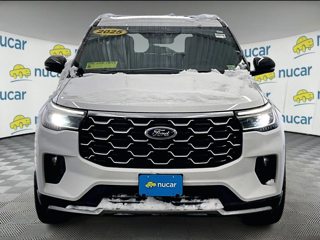 White Metallic 2025 Ford Explorer Platinum AWD SUV / Crossover All-Wheel Drive Automatic