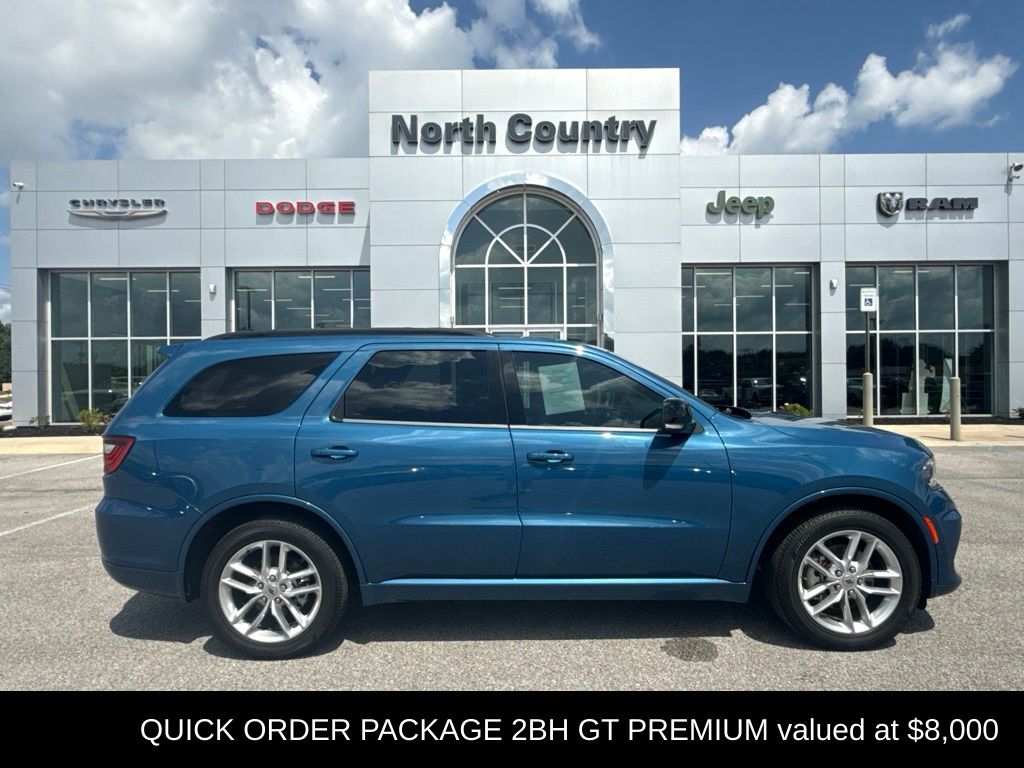 Blue (Frostbite Pearlcoat) 2023 Dodge Durango SUV / Crossover Rear-Wheel Drive 8-Speed Automatic