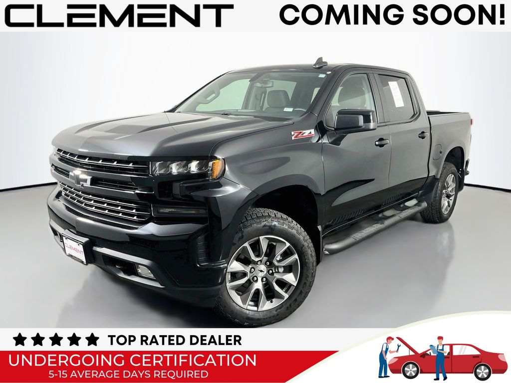 Black 2020 Chevrolet Silverado 1500 Pickup Truck Four-Wheel Drive 8-Speed Automatic