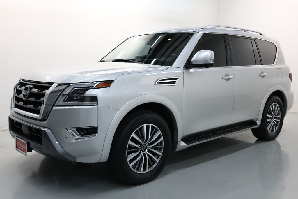 Brilliant Silver Metallic 2024 Nissan Armada SUV / Crossover 4X2 7-Speed Automatic
