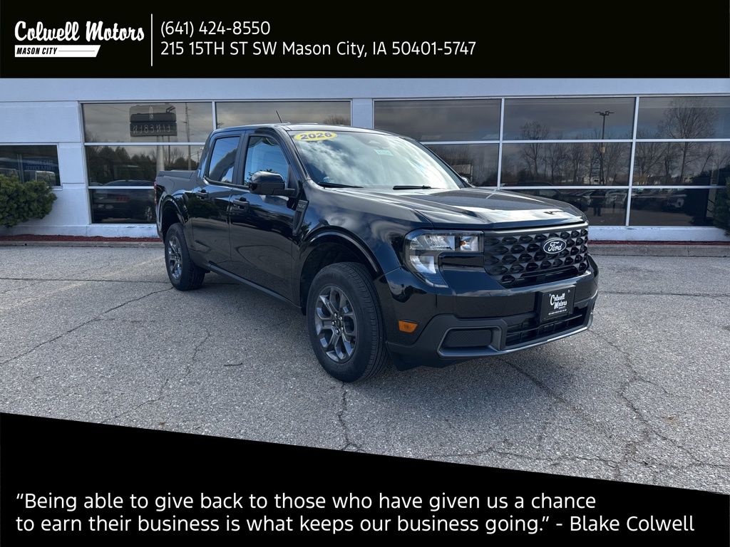 Shadow Black 2026 Ford Maverick Pickup Truck All-Wheel Drive 8-Speed Automatic