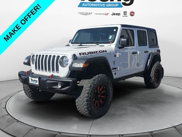 Bright White Clearcoat 2021 Jeep Wrangler SUV / Crossover Four-Wheel Drive 6-Speed Manual