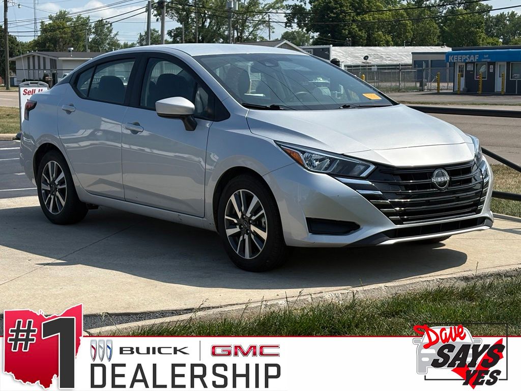 Brilliant Silver Metallic 2024 Nissan Versa Sedan Front-Wheel Drive Continuously Variable Transmission