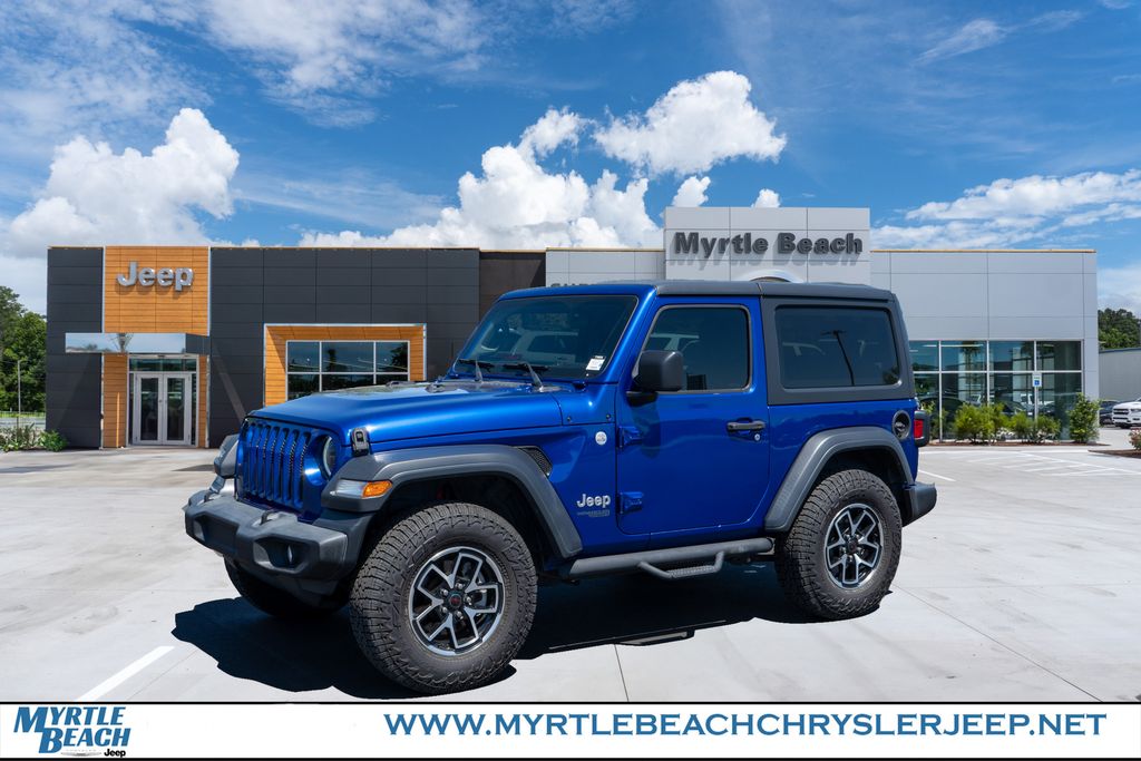 Ocean Blue Metallic Clearcoat 2019 Jeep Wrangler Sport S 4WD SUV / Crossover Four-Wheel Drive 8-Speed Automatic