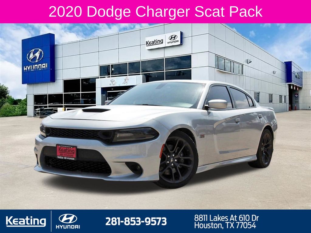 Triple Nickel Clearcoat 2020 Dodge Charger Scat Pack RWD Sedan Rear-Wheel Drive 8-Speed Automatic