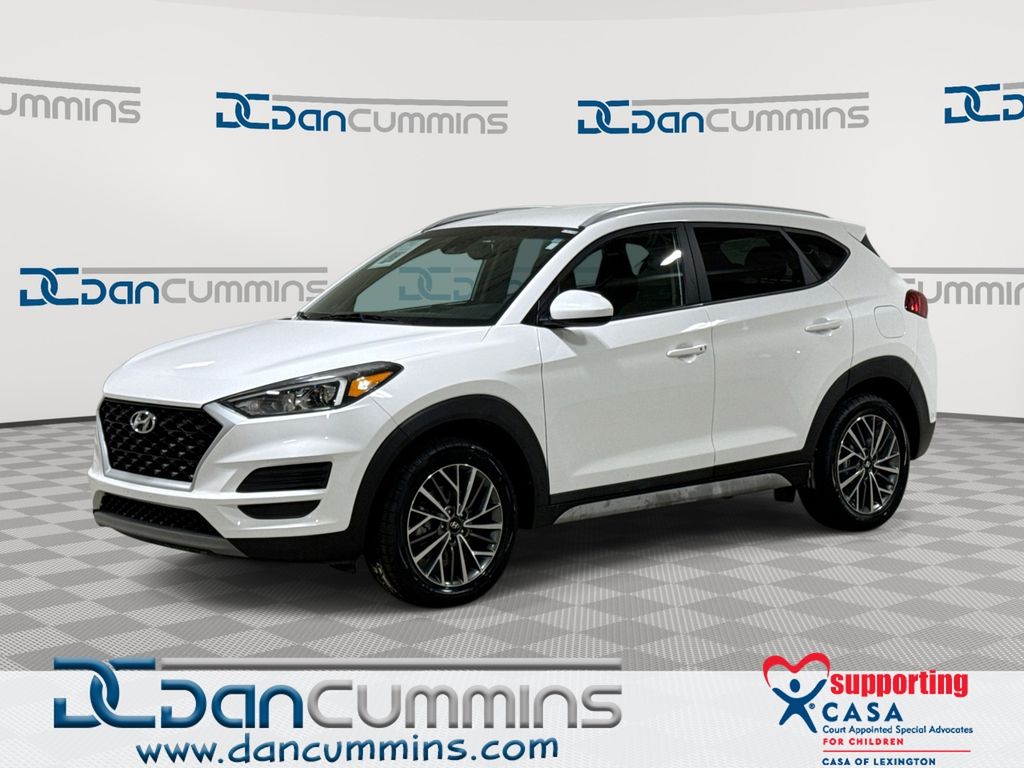 Cream White Pearl 2020 Hyundai Tucson SEL FWD SUV / Crossover Front-Wheel Drive 6-Speed Automatic