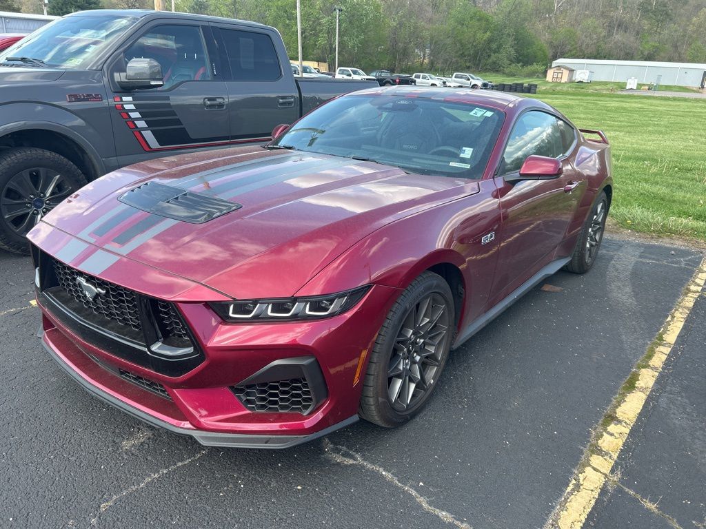 Pink (Magenta) 2025 Ford Mustang GT Premium Fastback RWD Coupe Rear-Wheel Drive 6-Speed Manual