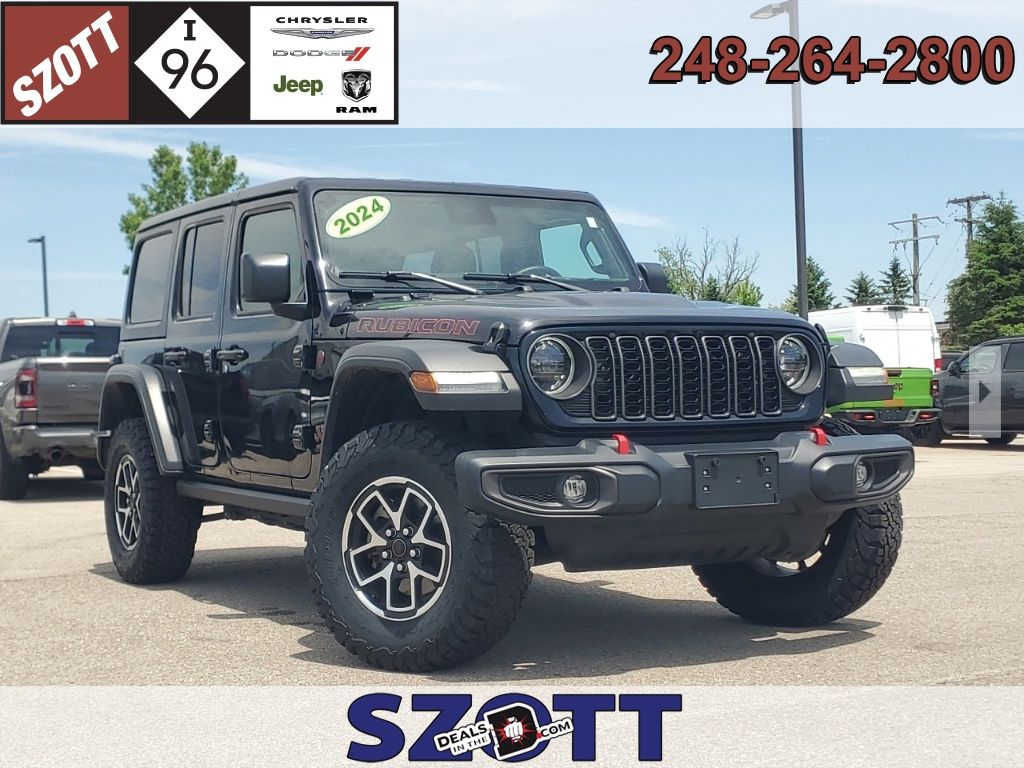 2024 Jeep Wrangler Rubicon 4-Door 4WD SUV / Crossover Four-Wheel Drive 8-Speed Automatic