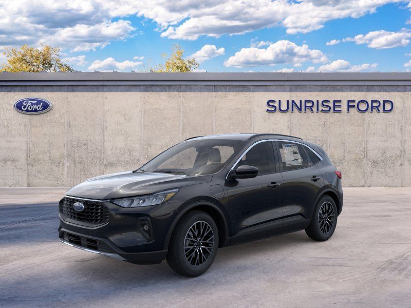Black Metallic 2025 Ford Escape Hybrid Plug-in SUV / Crossover Front-Wheel Drive Continuously Variable Transmission